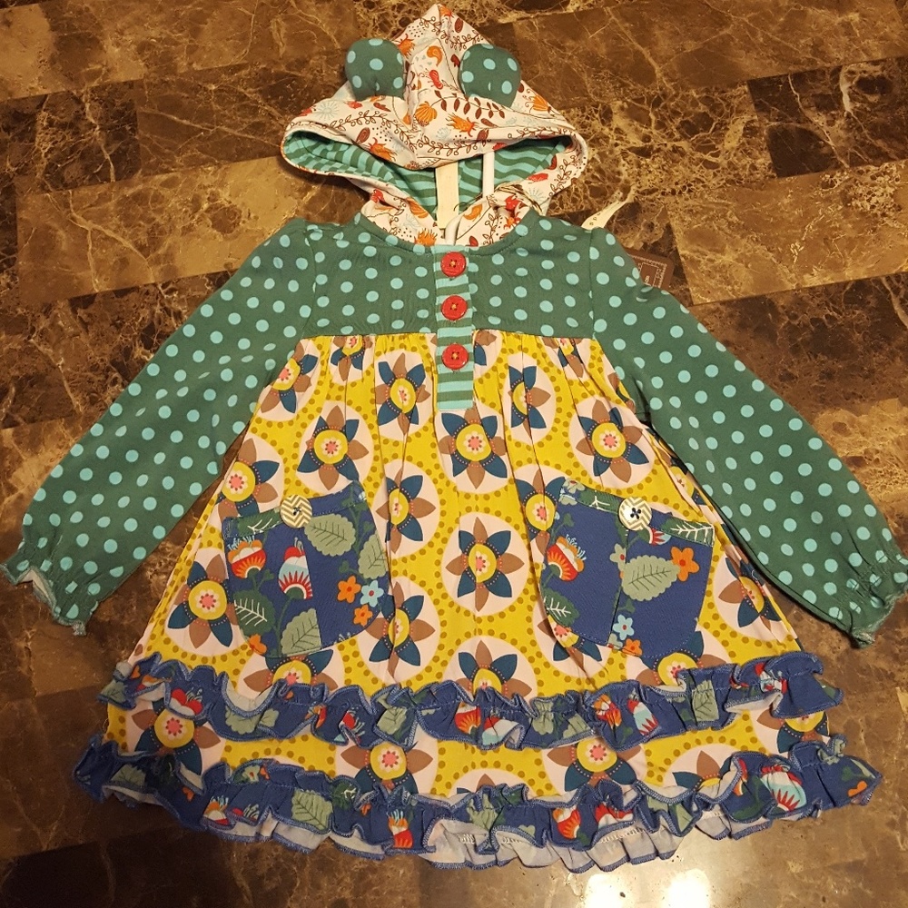 Matilda Jane Baby bear dress with diaper cover